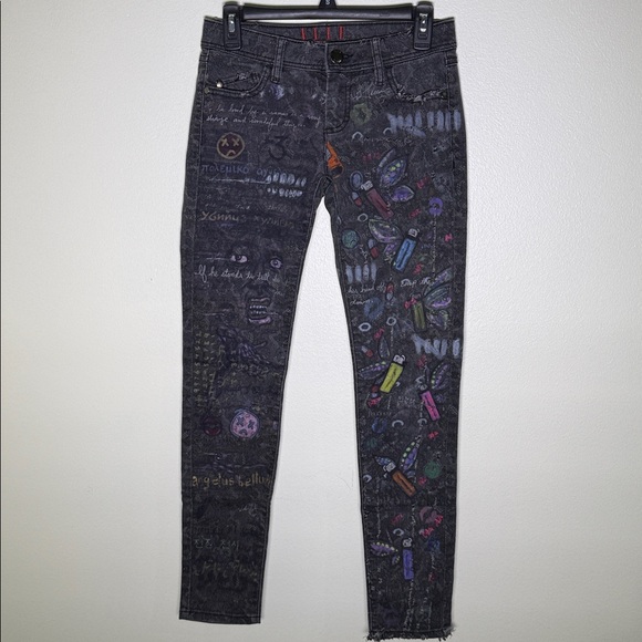 ELLE graffiti jeans - Picture 2 of 11